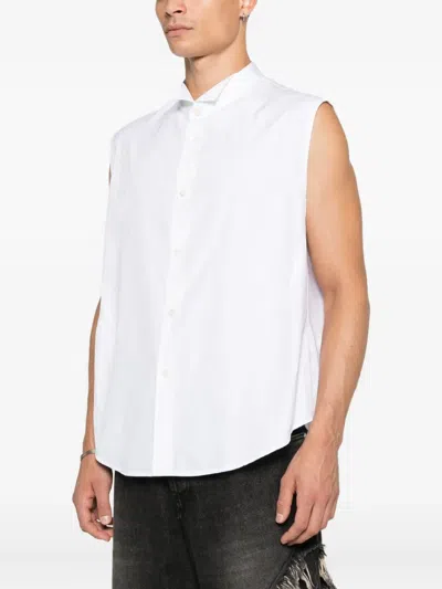 Our Legacy Wing Sleeveless Shirt In White