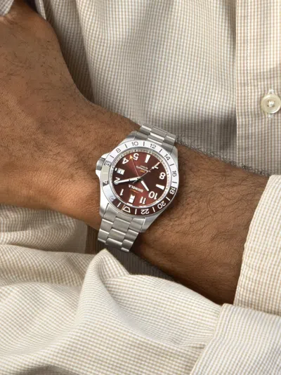 Shinola Edelstahl 42mm In Metallic