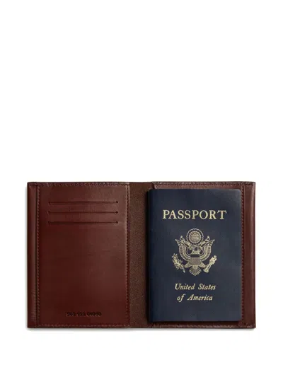 Shinola Pass-etui Aus Leder In Brown