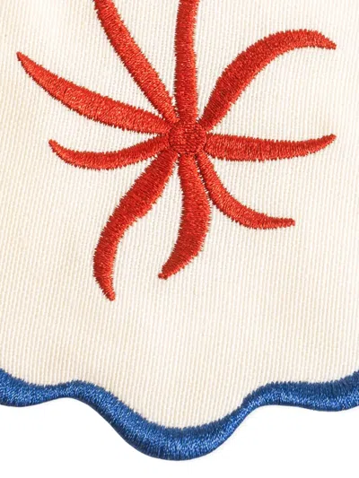 Octaevo Scalloped Coasters (set Of Four) In Multi