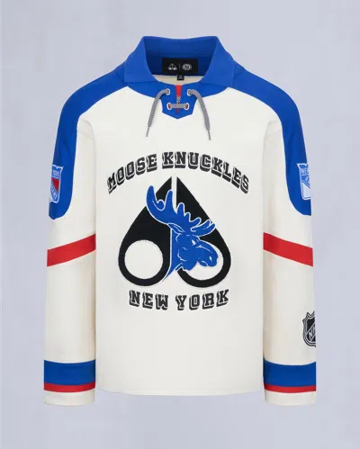 Moose Knuckles Men's Nhl X  Rangers Polo In Multi