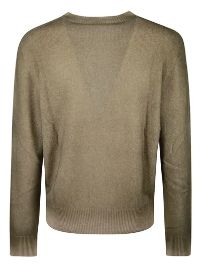 Aragona Ribbed Sweater In Green