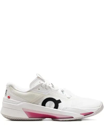 On Running The Roger Pro Fire Sneakers In White