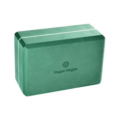 Hugger Mugger Yoga Foam Block 4" - Evergreen In Green