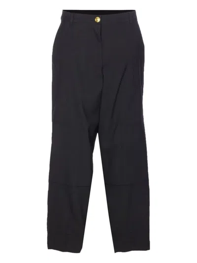 Pinko Regular Fit Trousers With Pockets And Loops In Black