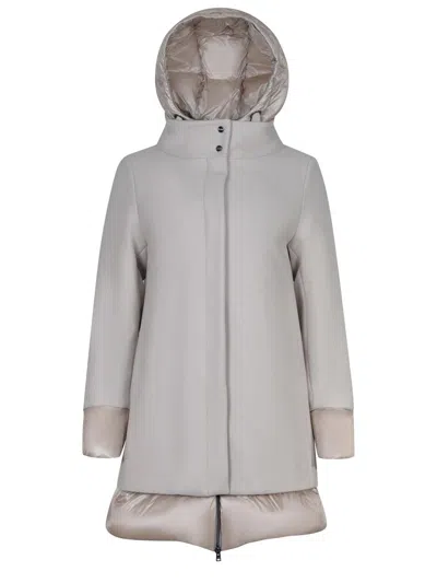 Herno Down Jacket Made Of Ultra-lightweight Nylon In Gray