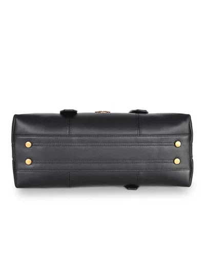 Pinko Bowling Bag Leather Shoulder Bag In Black