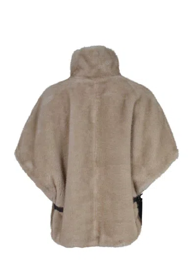 Pinko Beige Bedside Table Hood In Brown