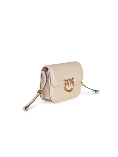 Pinko "love Box" Bag In Neutral