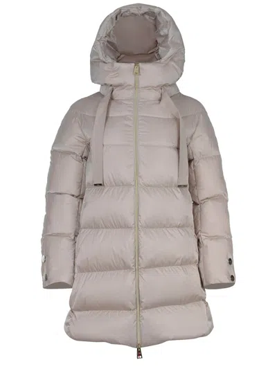 Herno Down Jacket In Neutral