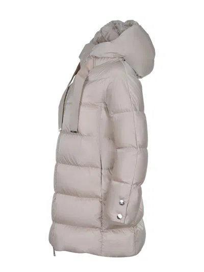 Herno Down Jacket In Neutral