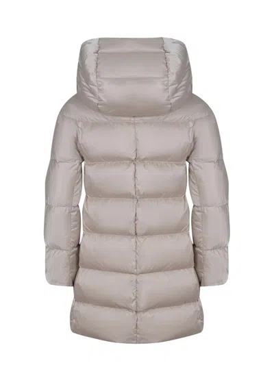 Herno Down Jacket In Neutral