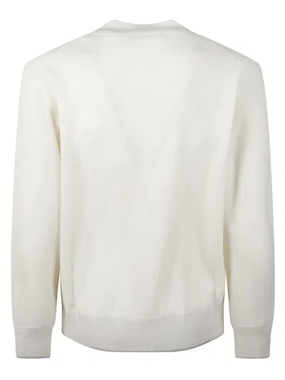 Aragona Zip-up Cashmere Cardigan In White