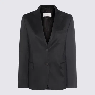 Montedoro Notched-lapel Single-breasted Blazer In Black