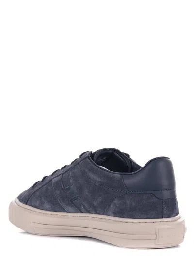 Hogan H691 Cam Blue Sneakers In Blue