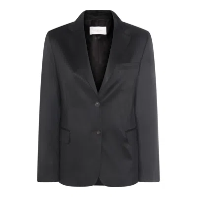 Montedoro Notched-lapel Single-breasted Blazer In Black