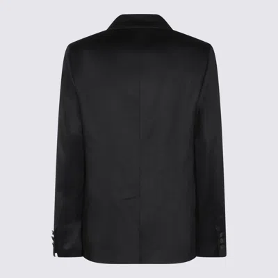 Montedoro Notched-lapel Single-breasted Blazer In Black