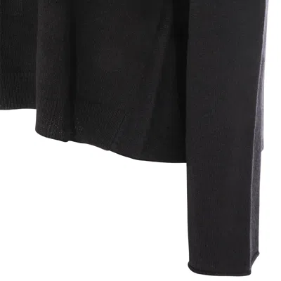 Fabiana Filippi Black Wool Knitwear In Black