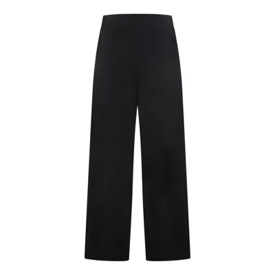 Fabiana Filippi Wide-leg Casual Pants In Black