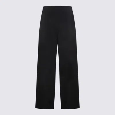 Fabiana Filippi Wide-leg Casual Pants In Black