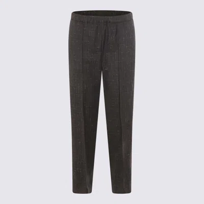 Fabiana Filippi Relaxed Trousers In Textured Fabric In Black