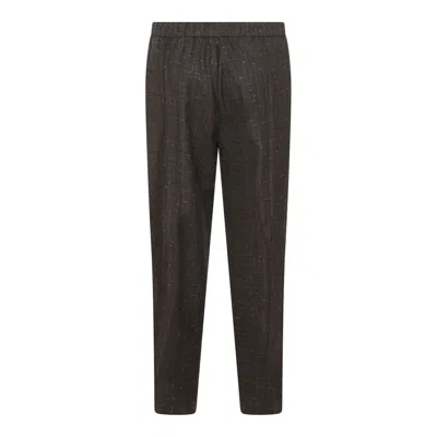 Fabiana Filippi Relaxed Trousers In Textured Fabric In Black
