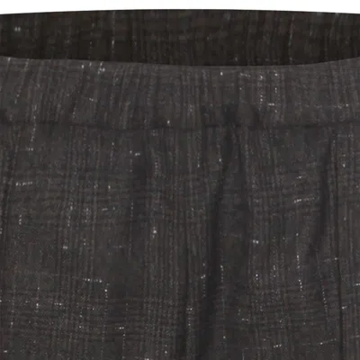 Fabiana Filippi Relaxed Trousers In Textured Fabric In Black