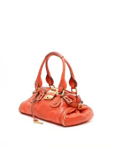 Chloé Medium Paddington Bag In Orange