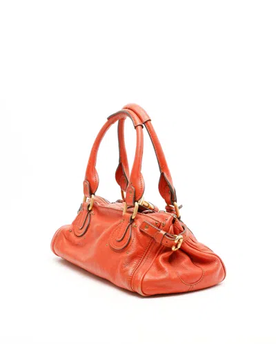 Chloé Medium Paddington Bag In Orange