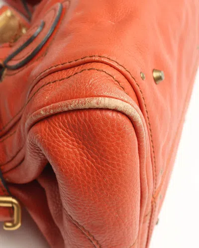 Chloé Medium Paddington Bag In Orange