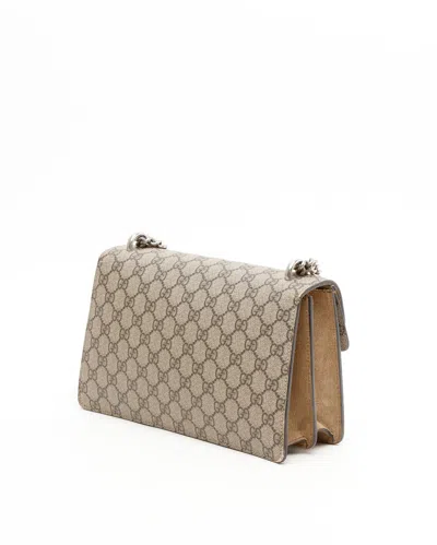 Gucci Beige Dionysus Medium Shoulder Bag In Brown