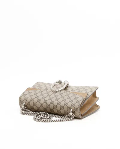 Gucci Beige Dionysus Medium Shoulder Bag In Brown