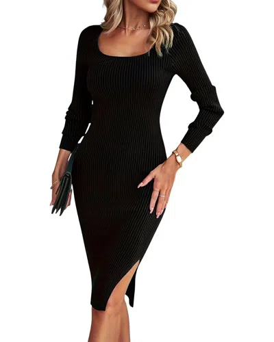 Emma Way Midi Dress In Black