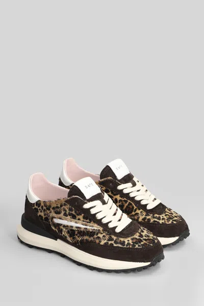 Date D.a.t.e. Sneakers In Animal Print