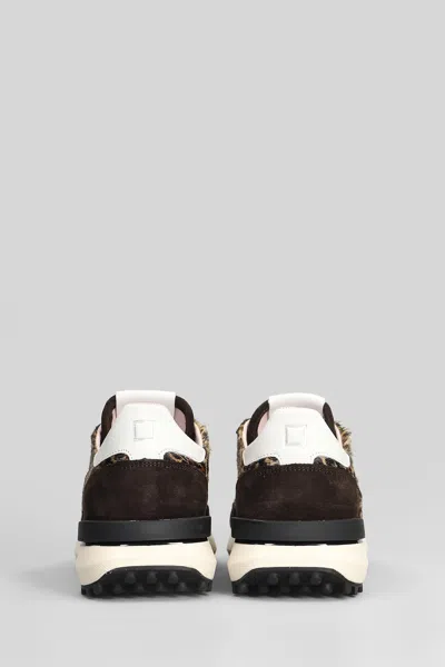 Date D.a.t.e. Sneakers In Animal Print