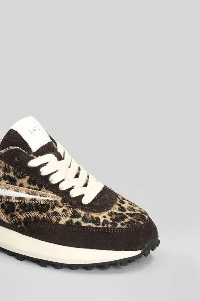 Date D.a.t.e. Sneakers In Animal Print