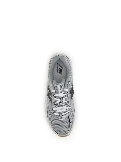 New Balance 740 Mesh Sneakers With Leather Inserts In Gray