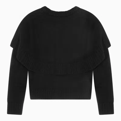 Chloé Dark Blue Cotton Knitwear In Animal Print