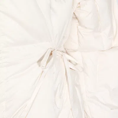 Add White Down Jacket In Black