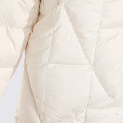 Add White Down Jacket In Black