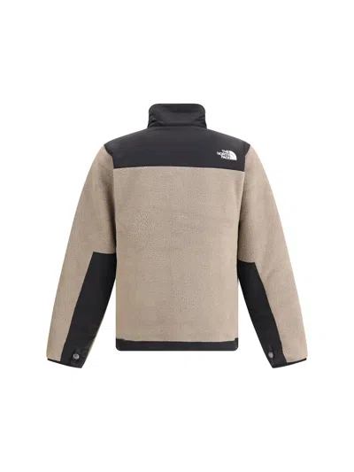 The North Face Mens Medium Beige Retro Denali High-neck Fleece Jacket In Multi