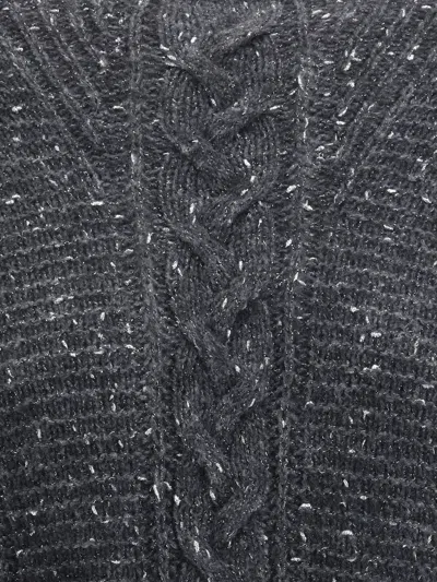 Max Mara Cropped Boxy Sweater In Alpaca In Brown