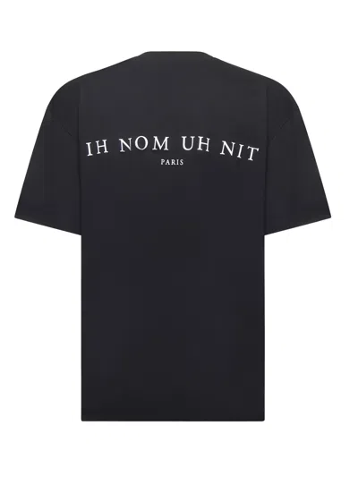 Ih Nom Uh Nit Printed Cotton T-shirt In Blue
