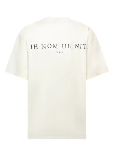 Ih Nom Uh Nit Graphic Printed Crewneck T-shirt In White