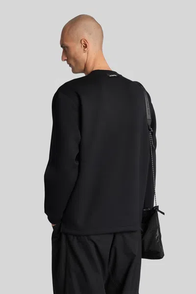And Wander Sweatshirt In Black Polyester In Black