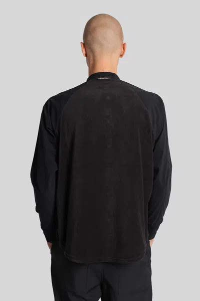 And Wander Shirt In Black Polyester In Black