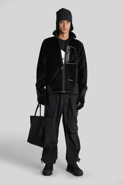 And Wander 18 High Loft Fleece Jacket In Black