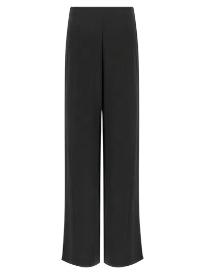 L'agence Pleated Trousers In Black