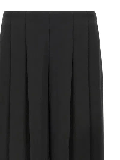 L'agence Pleated Trousers In Black