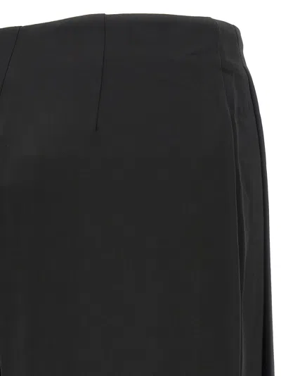 L'agence Pleated Trousers In Black
